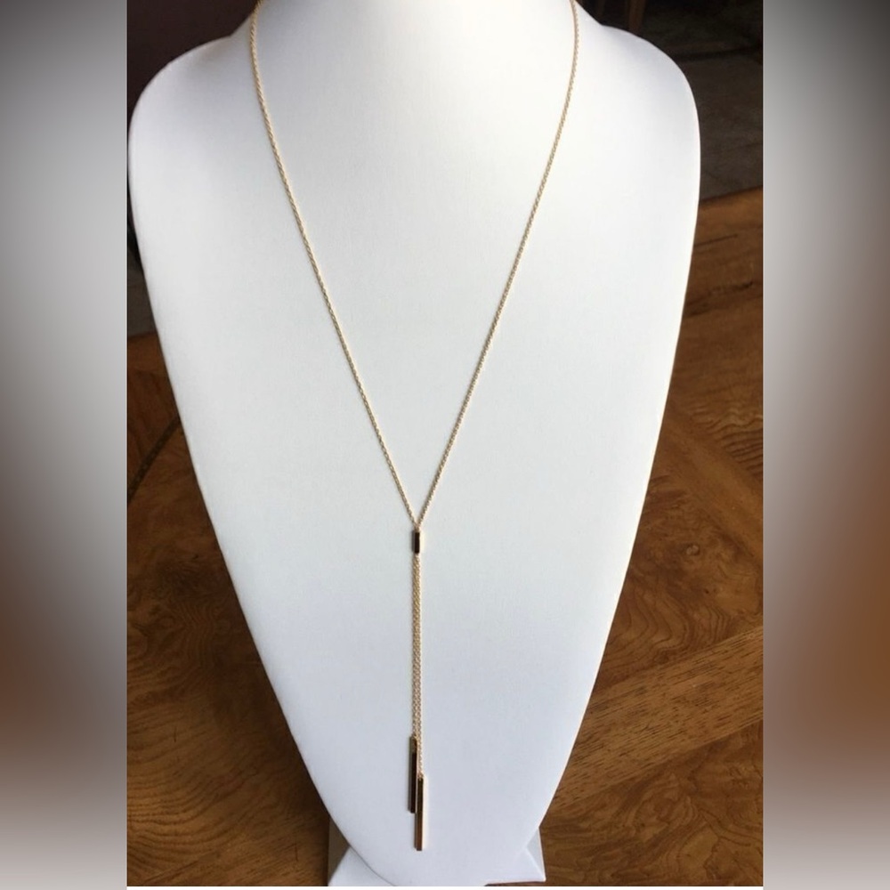 GORJANA Gold lariat necklace. 
NWOT